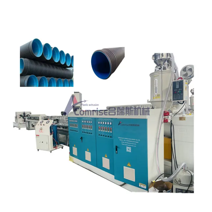 Duplex Wall Corrugated Pipe extrusionem lineam