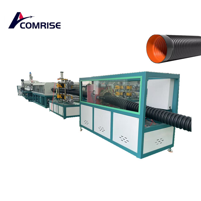 Large diameter duplex muro corrugated pipe apparatus